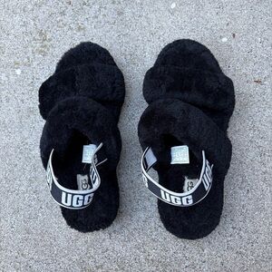 UGG Oh Yeah Slingback Women’s Slipper Black Size 8